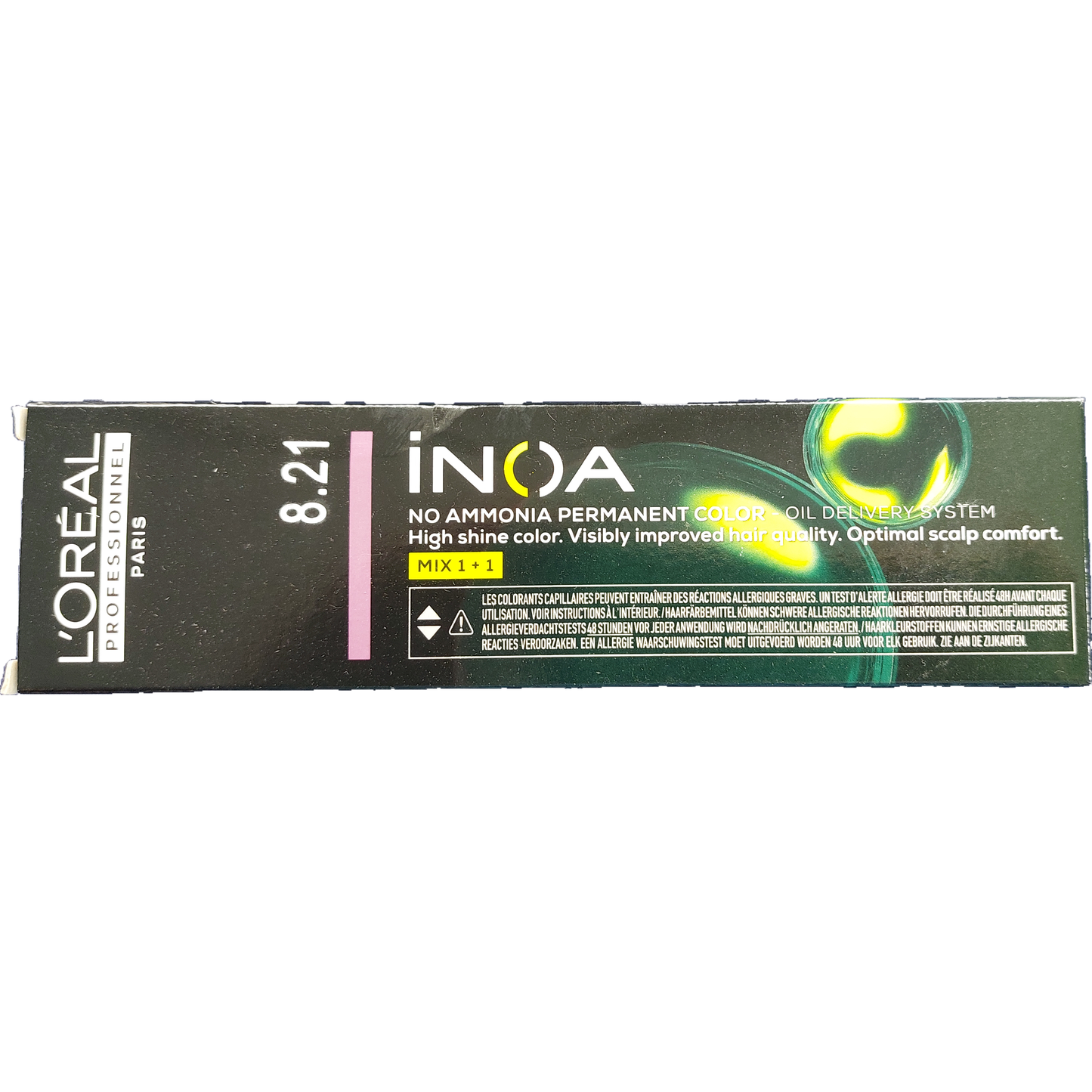 L'oreal Inoa Cremehaarfarbe 8,21 hellblond irisè asch 60ml