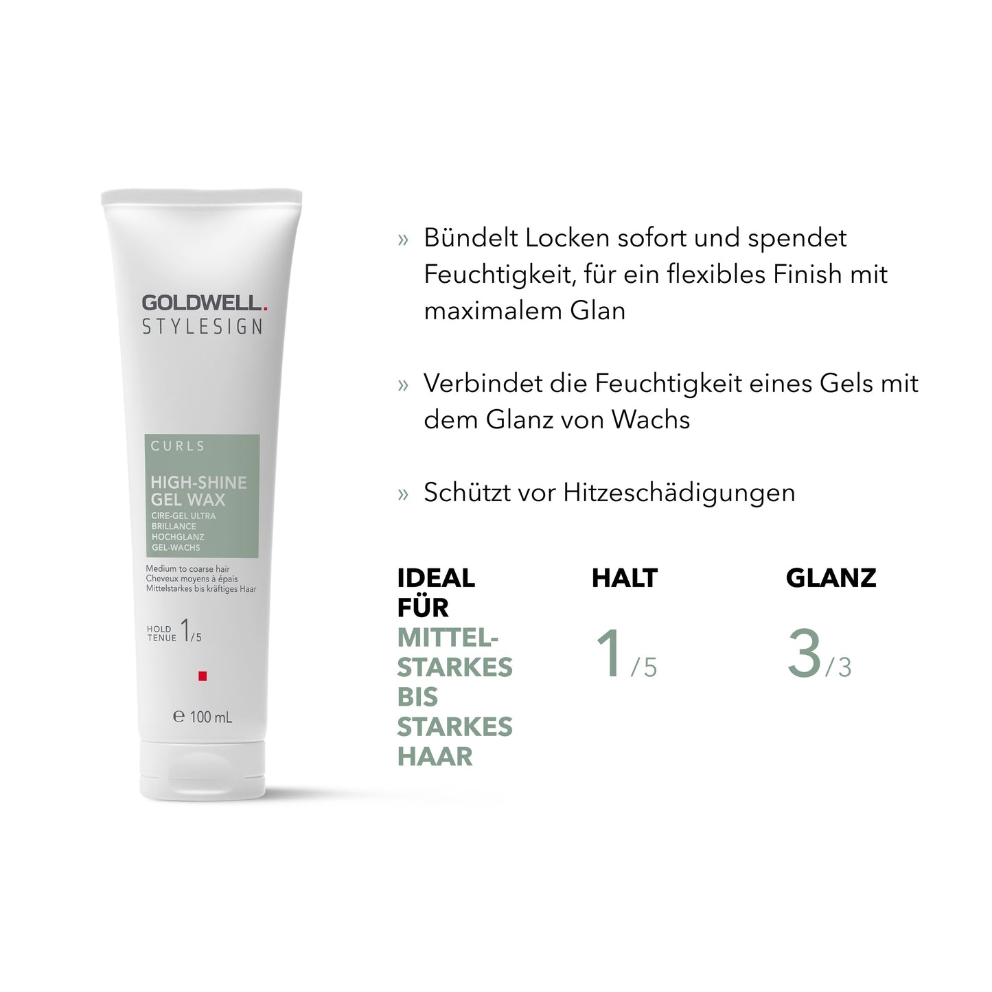 Goldwell Stylesign Curl hochglanz Gel Wachs 100ml