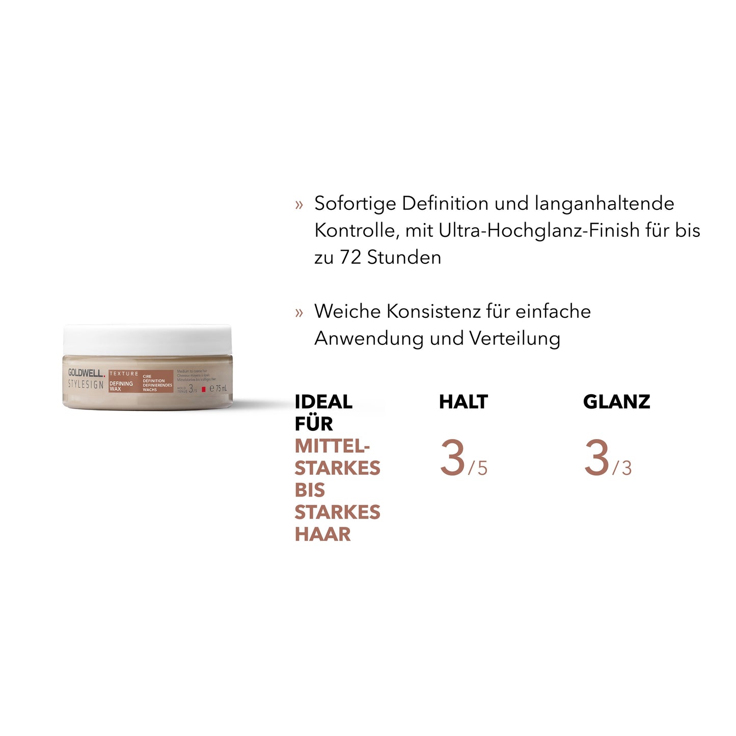 Goldwell Stylesign Texture definierendes Wachs 75ml