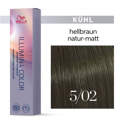 Wella Illumina Color 60ml 5/02 hellbraun natur-matt