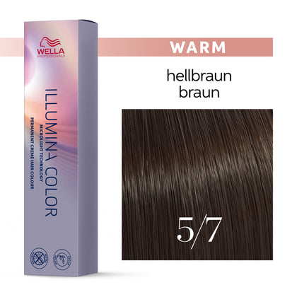 Wella Illumina Color 60ml 5/7 hellbraun braun