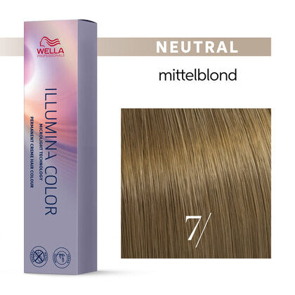 Wella Illumina Color 60ml 7/ mittelblond pur