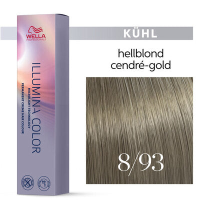 Wella Illumina Color 60ml 8/93 hellblond cendre gold