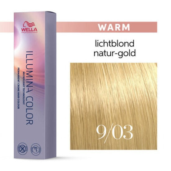 Wella Illumina Color 60ml 9/03 lichtblond natur-gold