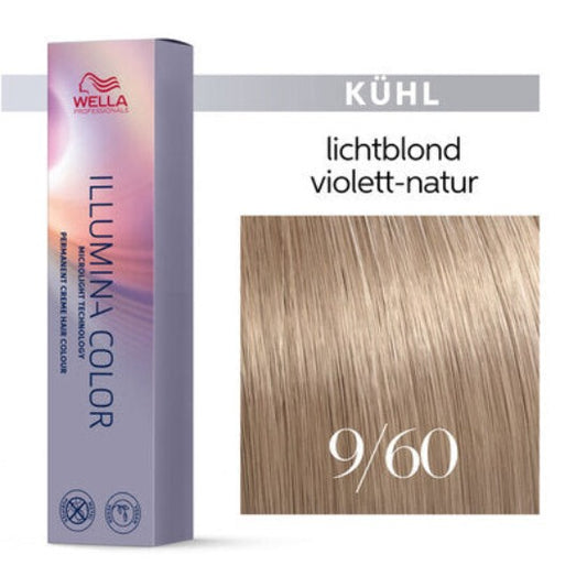 Wella Illumina Color 60ml    9/60  lichtblond violett-natur