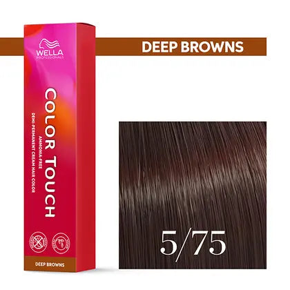 Wella Color Touch 60ml 5/75 hellbraun braun mahagoni