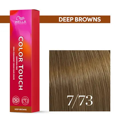 Wella Color Touch 60 ml 7/73 mittelblond braun gold