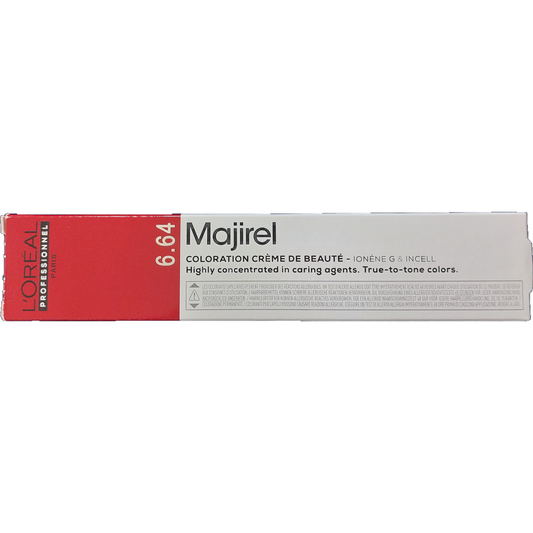 L'oreal Majirel Haarfarbe 6,64 dunkelblond rot kupfer 50ml