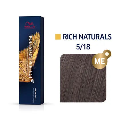 Wella Koleston Perfect 60ml 5/18 hellbraun asch perl