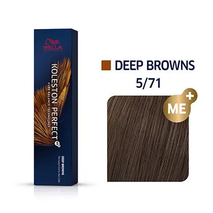Wella Koleston Perfect 60ml 5/71 hellbraun braun asch