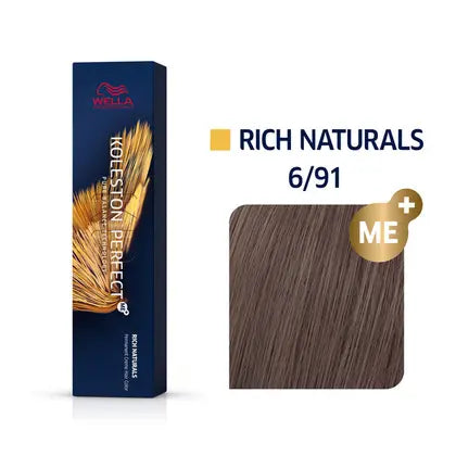 Wella Koleston Perfect 60ml 6/91 dunkelblond cendre asch