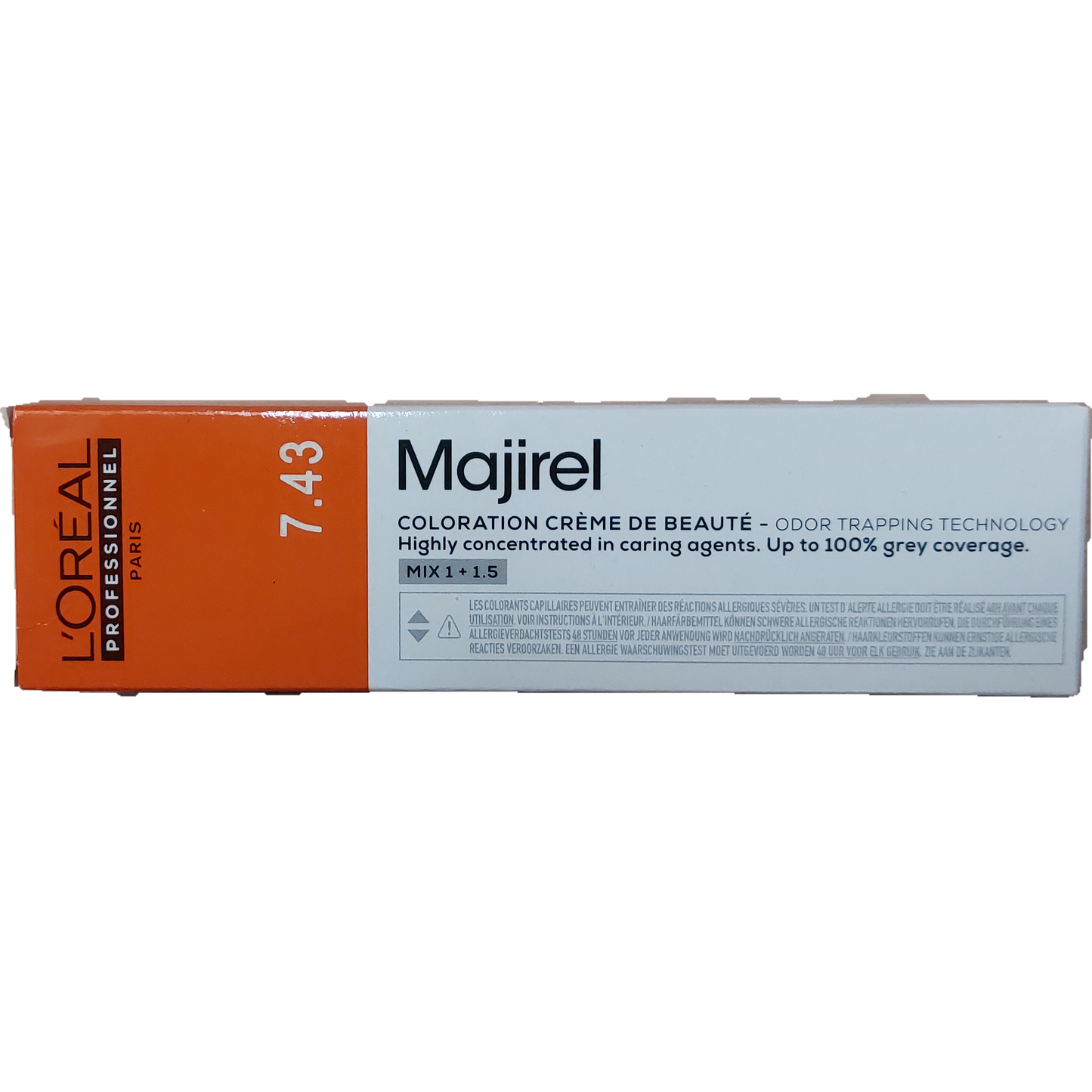 L'oreal Majirel Haarfarbe 7.43 mittelblond kupfer gold 60ml