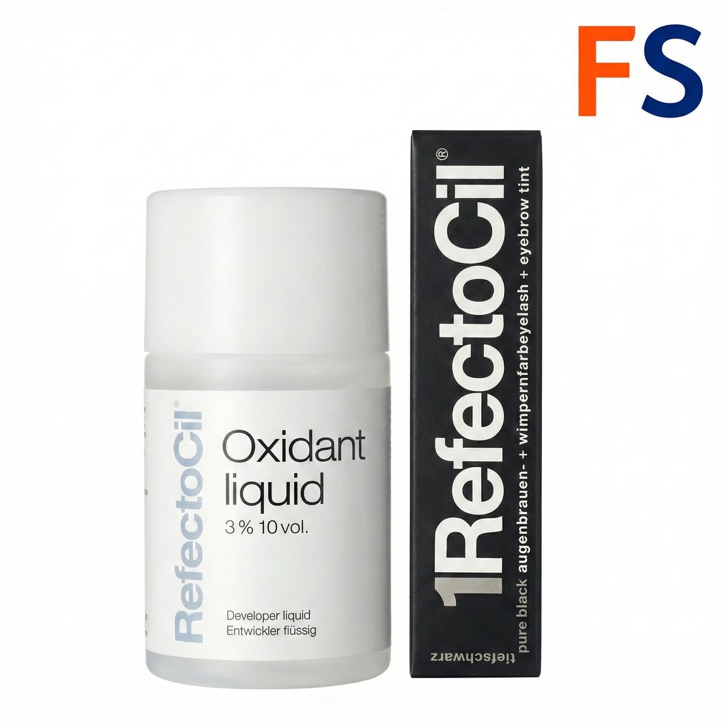 Refectocil Augenbrauen & Wimpernfarbe Nr. 1 + Entwickler flüssig 1 Set