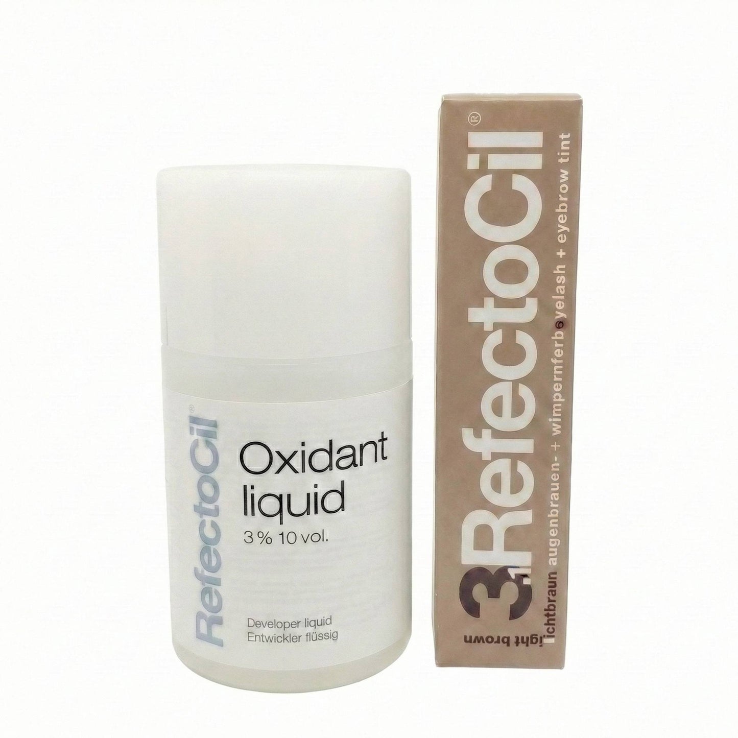 Refectocil Augenbrauen & Wimpernfarbe Nr. 3.1 + Entwickler flüssig 1 Set