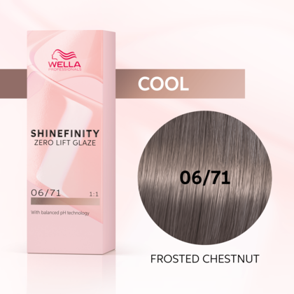 Wella Shinefinity 60ml 06/71 Frosted Chestnut