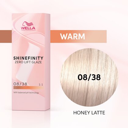 Wella Shinefinity 60ml 08/38 Honey Latte