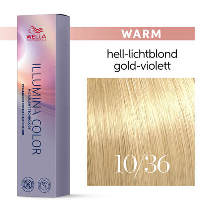 Wella Illumina Color 60ml  10/36 hell- lichtblond gold-violett