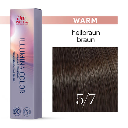 Wella Illumina Color 60ml   5/7  hellbraun braun