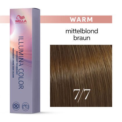 Wella Illumina Color 60ml   7/7  mittelblond braun