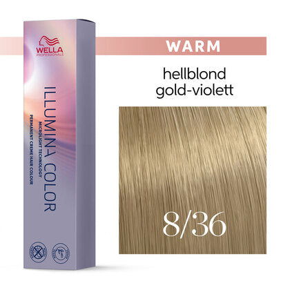 Wella Illumina Color 60ml 8/36 hellblond gold violett