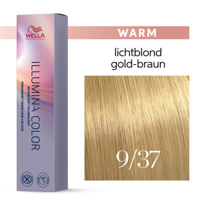 Wella Illumina Color 60ml 9/37 lichtblond gold braun