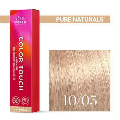 Wella Color Touch 60 ml 10/05 hell lichtblond natur mahagoni