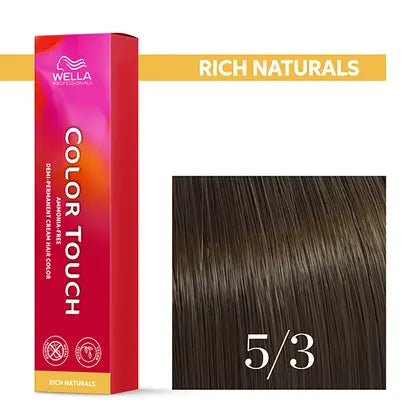 Wella Color Touch 60 ml 5/3 hellbraun gold