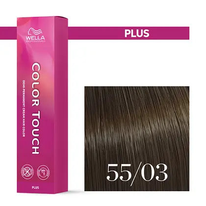 Wella Color Touch 60 ml 55/03 hellbraun intensiv natur gold