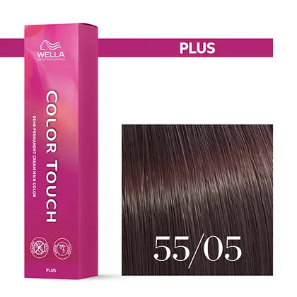 Wella Color Touch 60 ml 55/05 hellbraun intensiv natur mahagoni