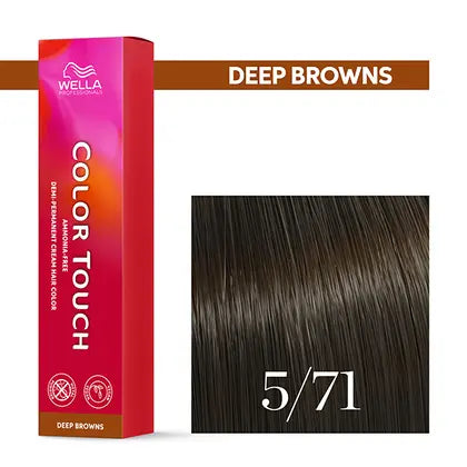 Wella Color Touch 60 ml 5/71 hellbraun braun asch