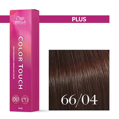 Wella Color Touch 60 ml 66/04 dunkelblond intensiv natur rot