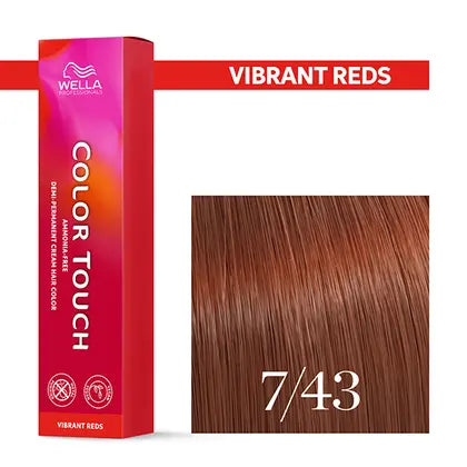 Wella Color Touch 60 ml 7/43 mittelblond rot gold