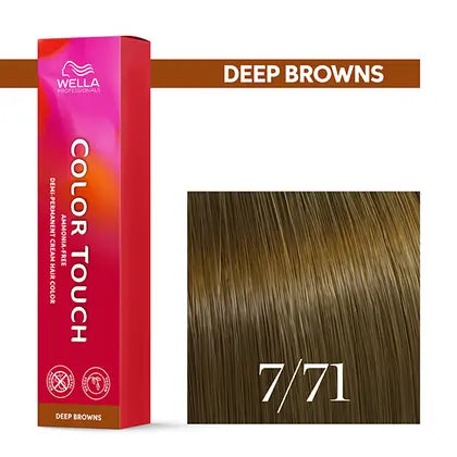 Wella Color Touch 60 ml 7/71 mittelblond braun asch