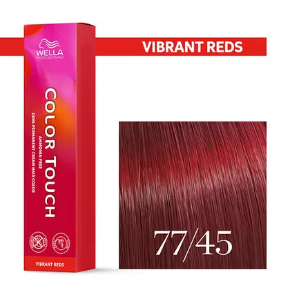 Wella Color Touch 60 ml 77/45 mittelblond intensiv rot mahagoni