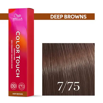 Wella Color Touch 60 ml 7/75 mittelblond braun mahagoni