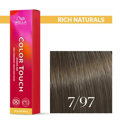 Wella Color Touch 60 ml 7/97 mittelblond cendre braun