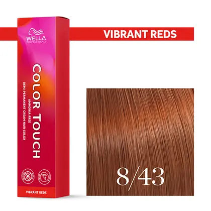 Wella Color Touch 60 ml 8/43 hellblond rot gold