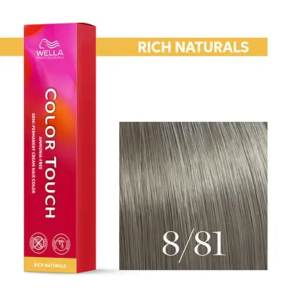 Wella Color Touch 60 ml 8/81 hellblond perl asch