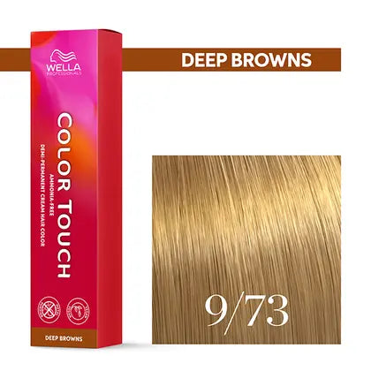 Wella Color Touch 60 ml 9/73 lichtblond braun gold