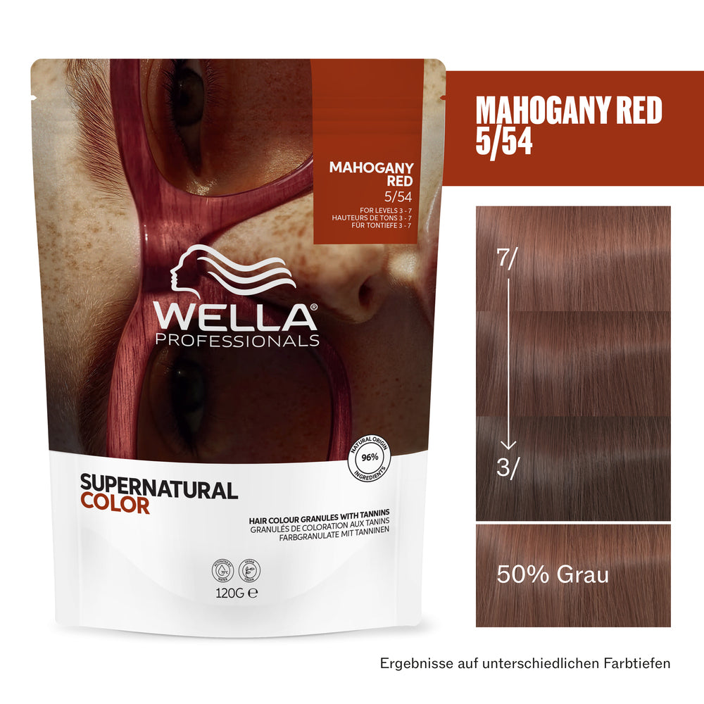 Wella Supernatural Color 5/54 Mahogany Red 120g by Frisör Schäfer Online Shop.