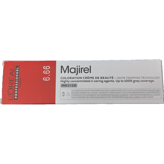 L'oreal Majirel Haarfarbe 6.66 dunkelblondtiefes rot 60ml