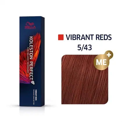 Wella Koleston Perfect 60ml 5/43 hellbraun rot gold