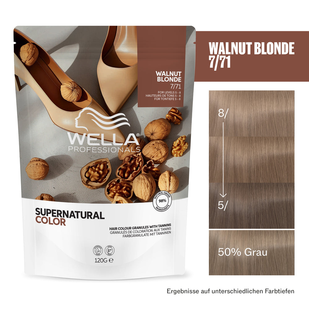 Wella Supernatural Color 7/71 Walnut Blond120g by Frisör Schäfer Online Shop.