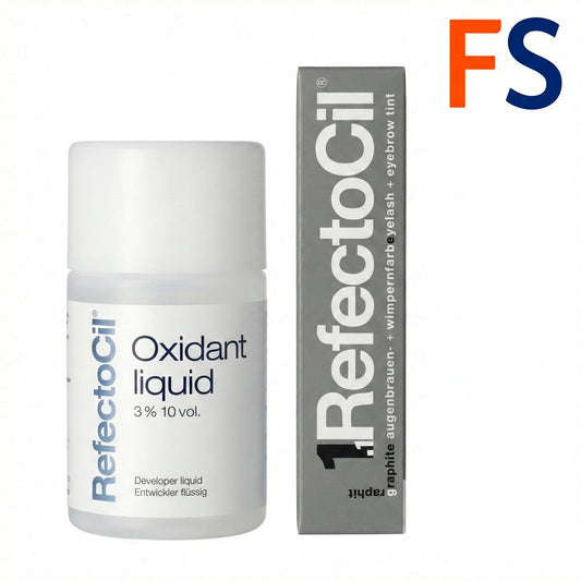 Refectocil Augenbrauen & Wimpernfarbe Nr. 1.1 + Entwickler flüssig 1 Set