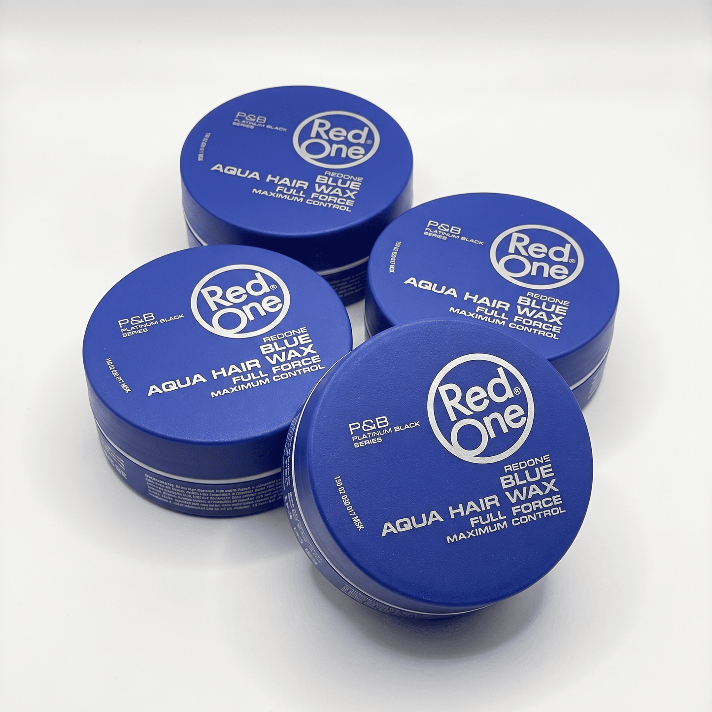RedOne Aqua Hair Wax Full Force Maximum Control Blue 4x150ml by Frisör Schäfer Online Shop.
