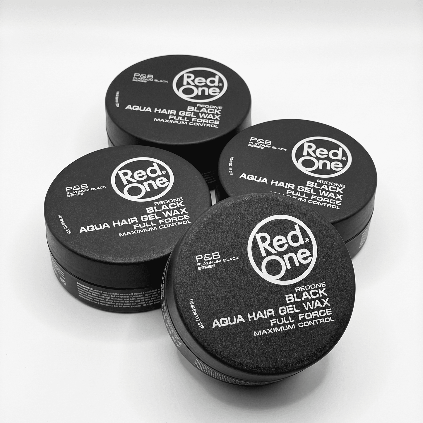 RedOne Aqua Hair Gel Wax Full Force Maximum Control Black 4x150ml by Frisör Schäfer Online Shop.