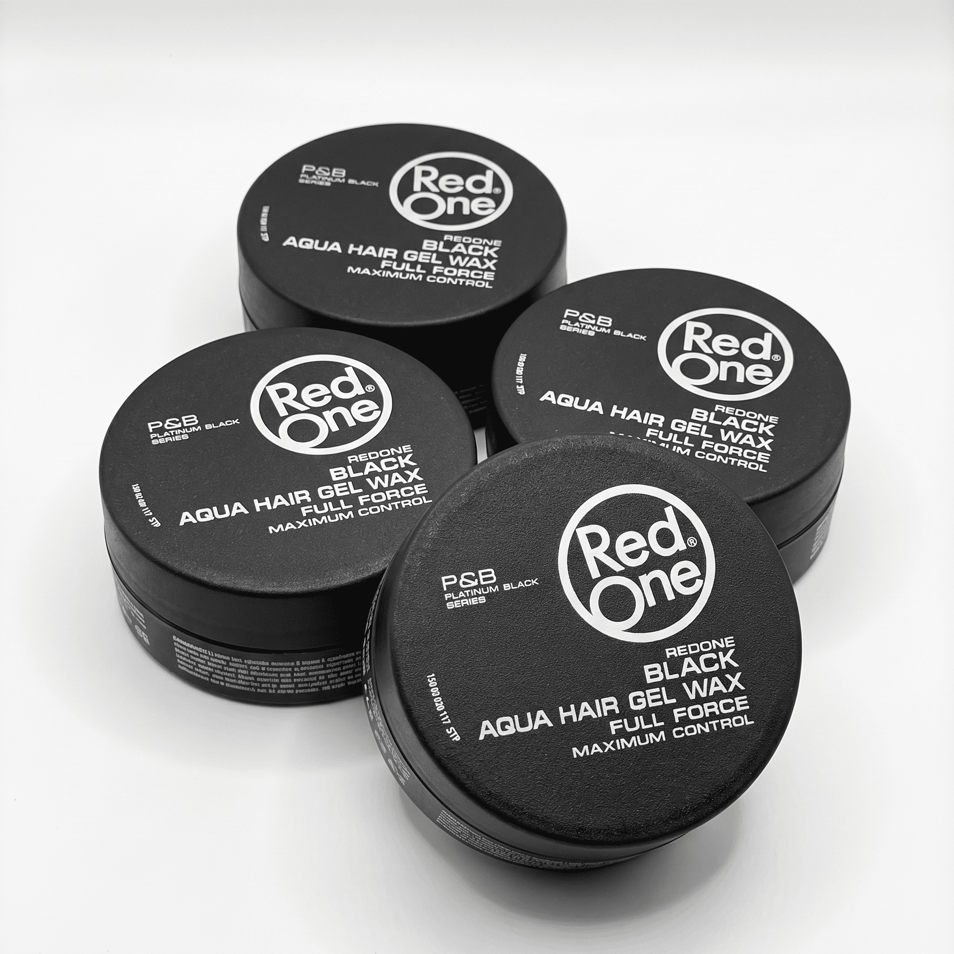 RedOne Aqua Hair Gel Wax Full Force Maximum Control Black 4x150ml by Frisör Schäfer Online Shop.