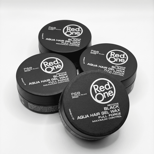RedOne Aqua Hair Gel Wax Full Force Maximum Control Black 4x150ml by Frisör Schäfer Online Shop.