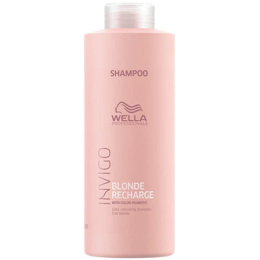 Wella Invigo Blonde Recharge Shampoo 1000ml | Frisör Schäfer Online Shop